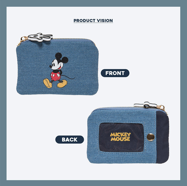 Disney 迪士尼 零錢包 休閒米奇 票卡零錢包 鑰匙包 收納包 悠遊卡 皮夾 PTD22-C6-22 得意時袋 product thumbnail 5