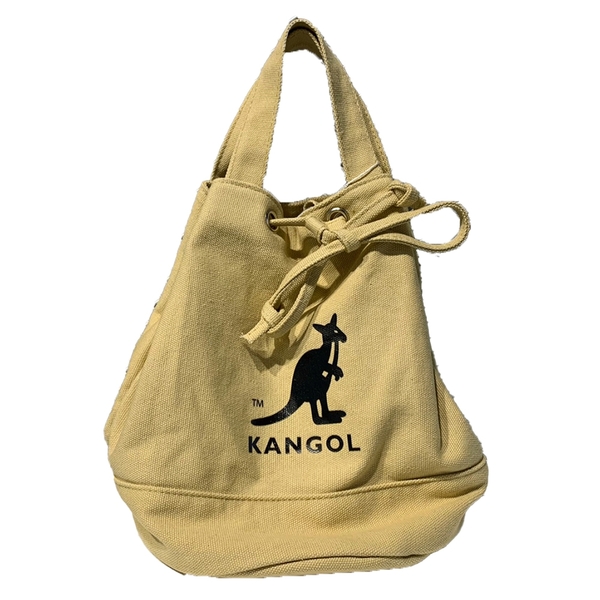 KANGOL 卡其 側背 肩背 束口 兩用 帆布 水桶包 6925300730 product thumbnail 2