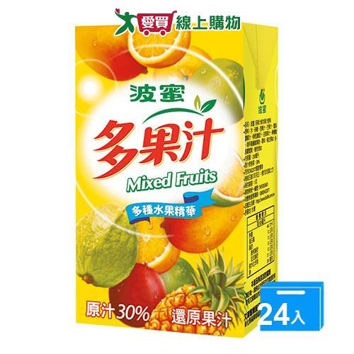 波蜜多果汁250MLx24【愛買】