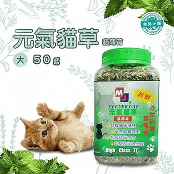 御品小舖 (加拿大進口) 元氣貓草 貓薄荷草650ml/50g (大瓶) 排出毛球幫助消化 葉綠素 非基改