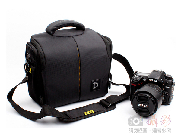 鼎鴻@Nikon 尼康高質感 防水相機包-小 1機2鏡 一機二鏡 攝影包 含防雨罩 手提、肩背兩用 product thumbnail 2