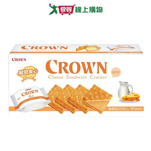 CROWN起司夾心餅乾125G【愛買】