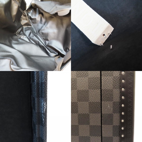 【二手名牌BRAND OFF】LOUIS VUITTON 路易威登 灰色 棋盤格 PVC塗層帆布 手提行李箱 MZ09629 product thumbnail 9