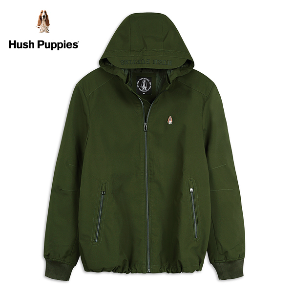 Hush Puppies 外套 男裝休閒帽可拆防風連帽外套