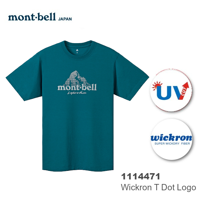 速捷戶外 日本mont Bell Wickron 中性短袖排汗t恤 深野鴨綠 排汗衣 透氣 排汗 Montbell 速捷戶外生活館 Yahoo奇摩超級商城