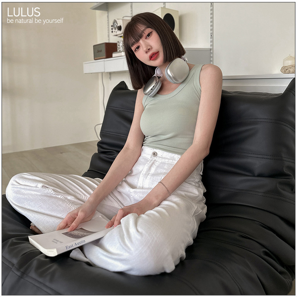 LULUS/基本款百搭素色羅紋背心11色【A01230059】 product thumbnail 3