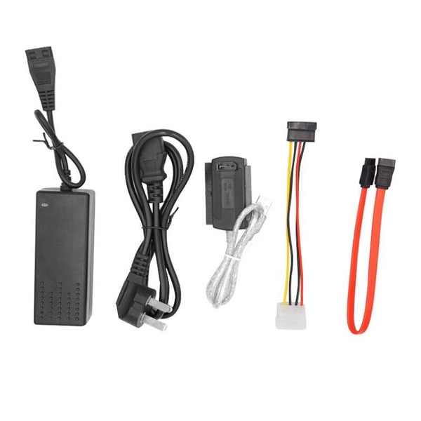USB轉IDE硬盤 USB轉SATA轉換轉接器串口并口光驅易驅線外接帶電源