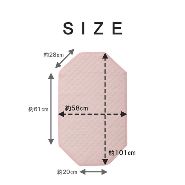 兒童午睡墊 兒童床墊 午睡墊 床墊 100% 棉 58X101cm 日本進口 日本 代購 日本代購 現貨 快速出貨 product thumbnail 2