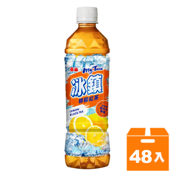泰山 冰鎮 檸檬紅茶 535ml (24入)x2箱【康鄰超市】