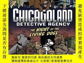 二手書博民逛書店Night罕見of the Living Dogs: Book 3 (Chicagoland Detective