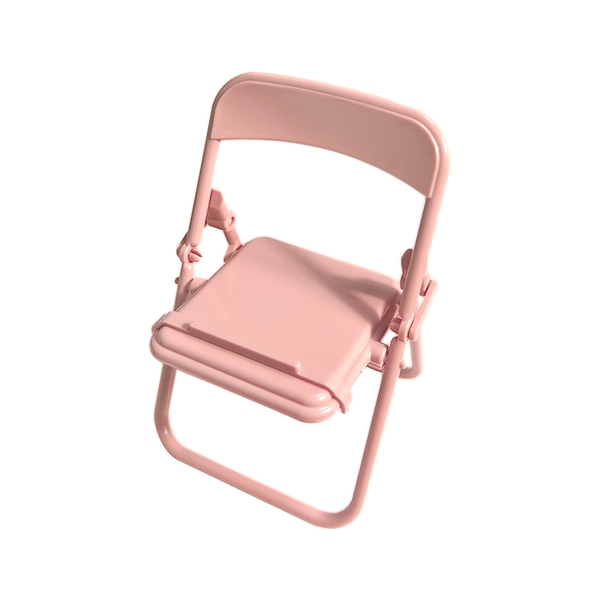 迷你折疊椅子 手機支架 馬卡龍 創意 可愛小椅子 追劇 懶人支架 椅子 摺疊椅 玩具擺飾 椅凳
