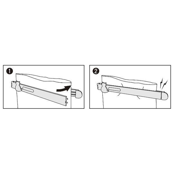小禮堂 小久保工業所 長型塑膠封口夾 餅乾袋夾 密封夾 保鮮夾 (2入 黑白 貓咪) 4956810-863402 product thumbnail 4