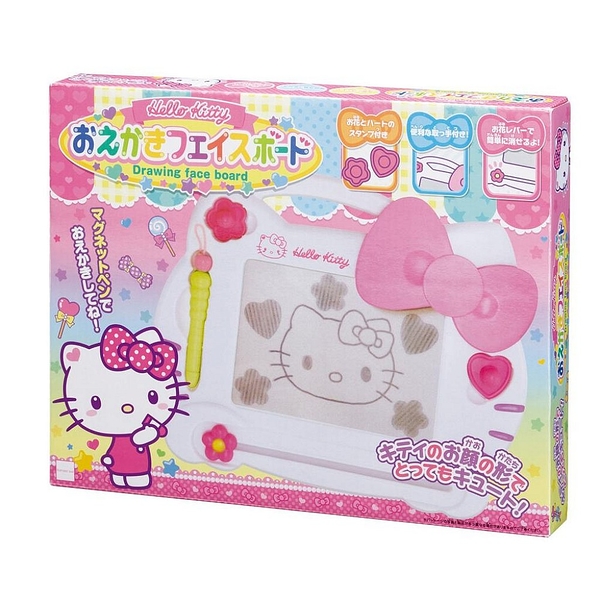 【震撼精品百貨】Hello Kitty 凱蒂貓-三麗鷗 KITTY 頭型手提畫板玩具*14067
