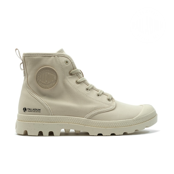 PALLADIUM PAMPA HI ZIP ORGANIC 拉鍊 有機棉 休閒靴 休閒 79101-210 沙色 中性碼