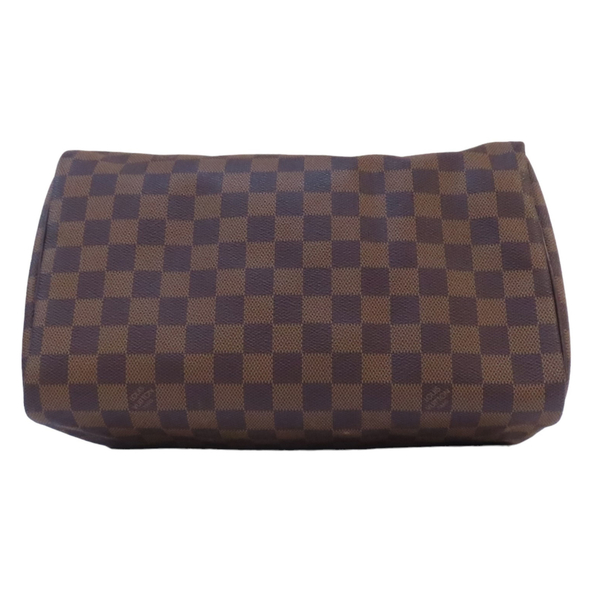 【二手名牌BRAND OFF】LOUIS VUITTON LV 路易威登 棕色 棋盤格 PVC塗層帆布 Speedy 30 手提包 N41531 product thumbnail 4