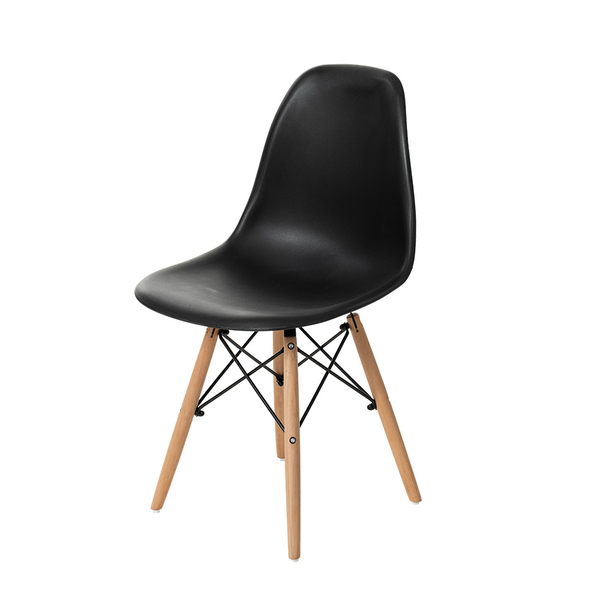 樂嫚妮 北歐復刻餐椅子 咖啡椅 休閒椅 辦公椅-黑 product thumbnail 3