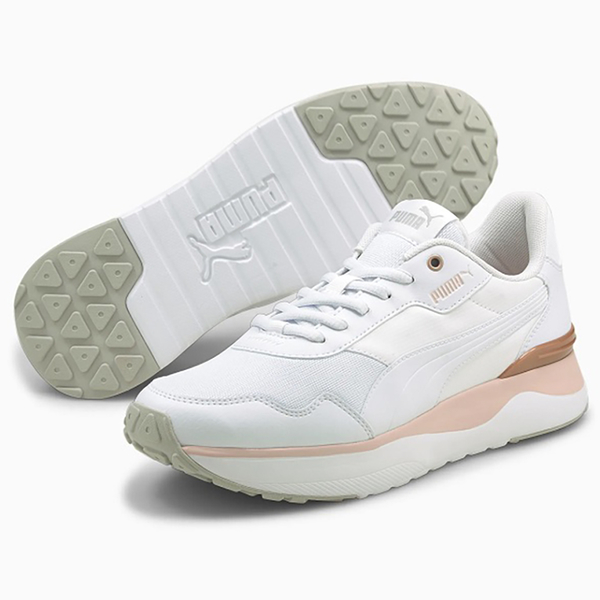 【現貨】PUMA R78 Voyage 女鞋 休閒 復古 皮革 透氣 減震 白 玫瑰金【運動世界】38072906 product thumbnail 4