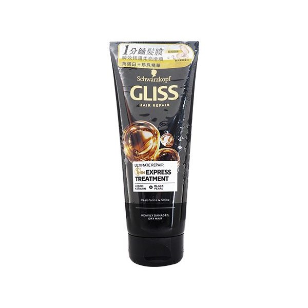 Schwarzkopf 施華蔻 Gliss極致賦活修護1分鐘髮膜(200ml) 施華寇【小三美日】