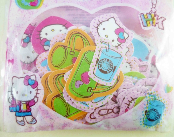 【震撼精品百貨】Hello Kitty 凱蒂貓~KITTY貼紙-飲料 product thumbnail 3