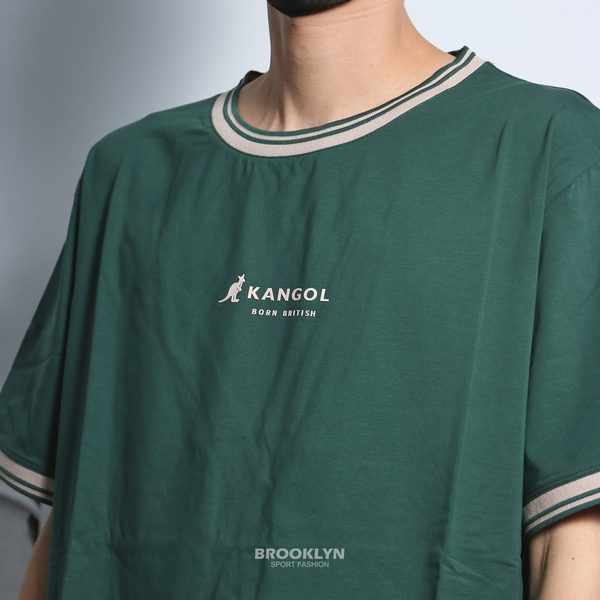 KANGOL 短T 羅紋 滾邊 短袖 綠色 (布魯克林) 6125100572 product thumbnail 6