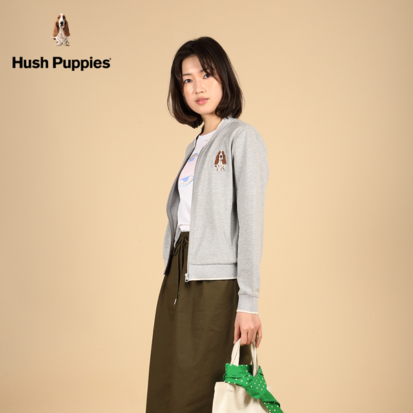 Hush Puppies 外套 女裝刺繡狗棒球領休閒外套 product thumbnail 4