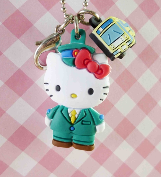 【震撼精品百貨】Hello Kitty 凱蒂貓~KITTY鎖圈-巴士