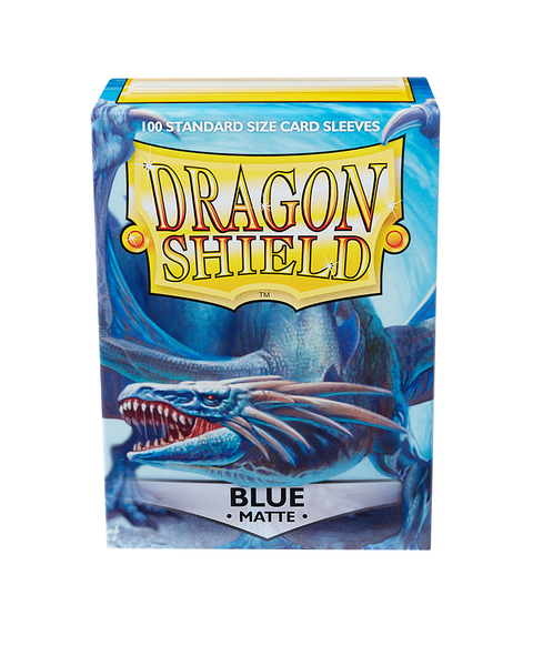 『高雄龐奇桌遊』 龍盾 磨砂牌套 卡套 藍色 Blue Dragon Shield Sleeves 正版桌上遊戲專賣店 product thumbnail 2