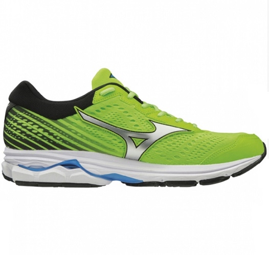 MIZUNO WAVE RIDER 22 男鞋 慢跑 路跑 耐磨 緩震 彈性 螢光綠 綠【運動世界】J1GC183104 product thumbnail 2