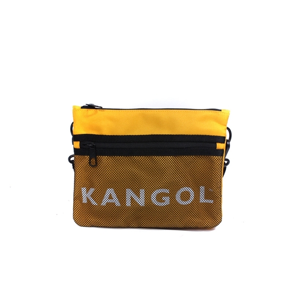 KANGOL 側背包 黃色 6125170360 noC77