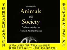 二手書博民逛書店Animals罕見And Society: An Introdu