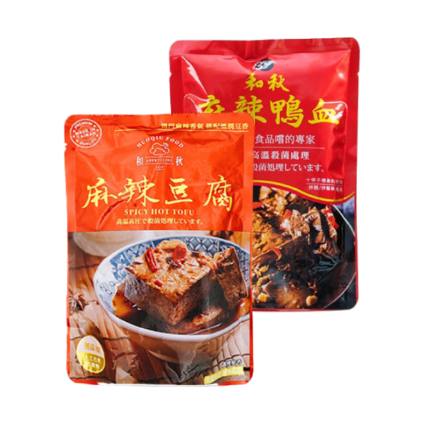 和秋 麻辣鴨血 豆腐 450g 1-2人份 調理包 常溫 微波 加熱 即食 辣味 湯底 美食 宵夜 藥膳 product thumbnail 2