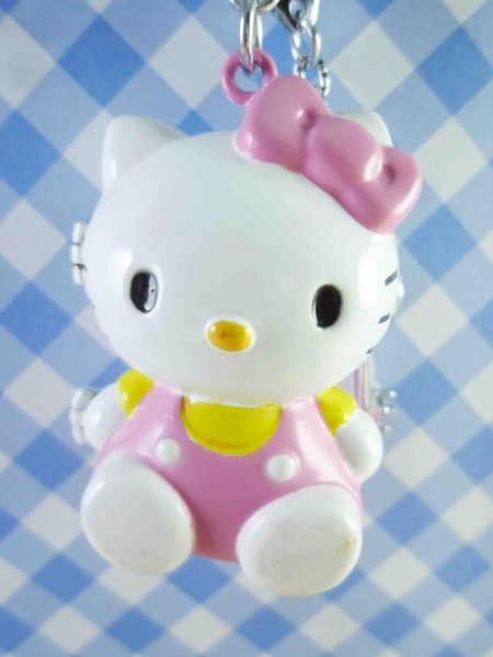 【震撼精品百貨】Hello Kitty 凱蒂貓~KITTY鑰匙圈-粉打開