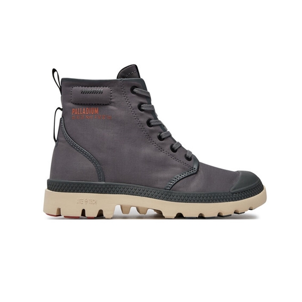 PALLADIUM PAMPA LITE HI 飛機輪胎 一體成型 黑灰色 中性碼 軍靴 穿搭 休閒鞋 79102-006