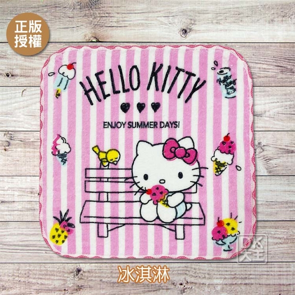 凱蒂貓 Kitty 貝殼花邊小方巾 手帕DK大王】 product thumbnail 7
