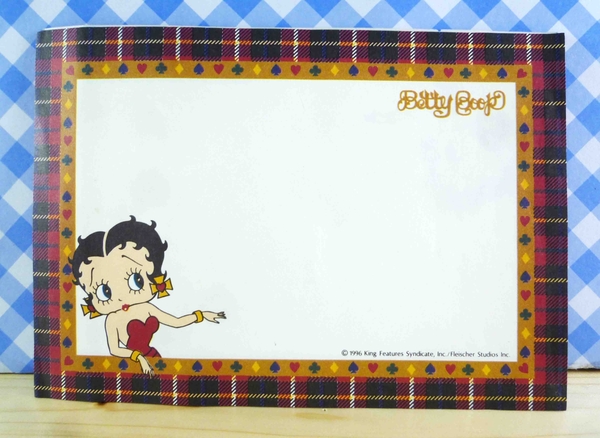 【震撼精品百貨】Betty Boop_貝蒂~信封-紅格框 product thumbnail 2