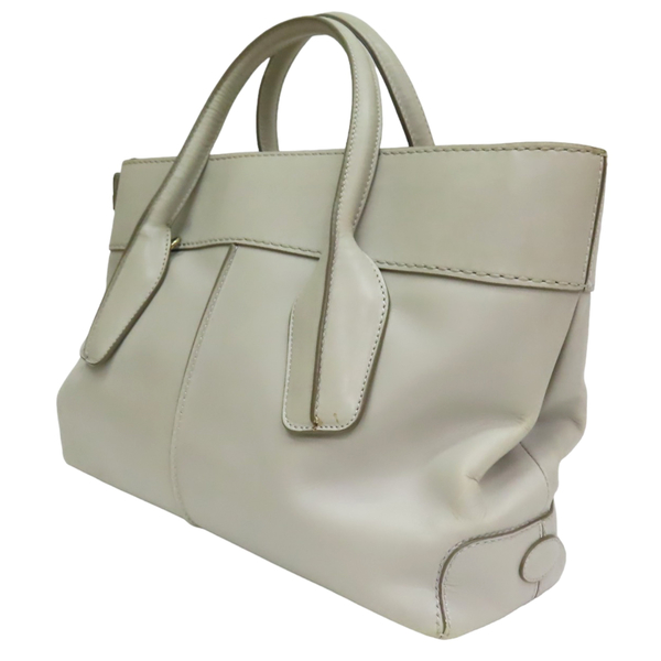 【二手名牌BRAND OFF】TOD S 托德斯 灰色 牛皮 D Bag Shopping 兩用包 product thumbnail 3