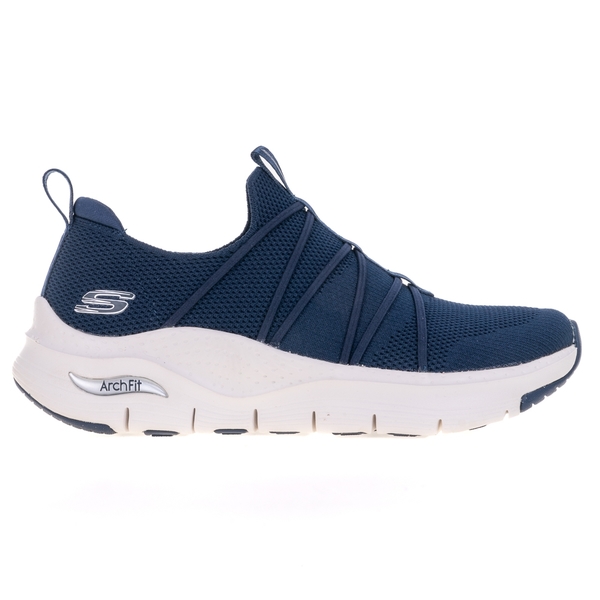 Skechers 襪套式 Arch Fit-All Tied 女 藍 休閒 運動鞋 149564NVY