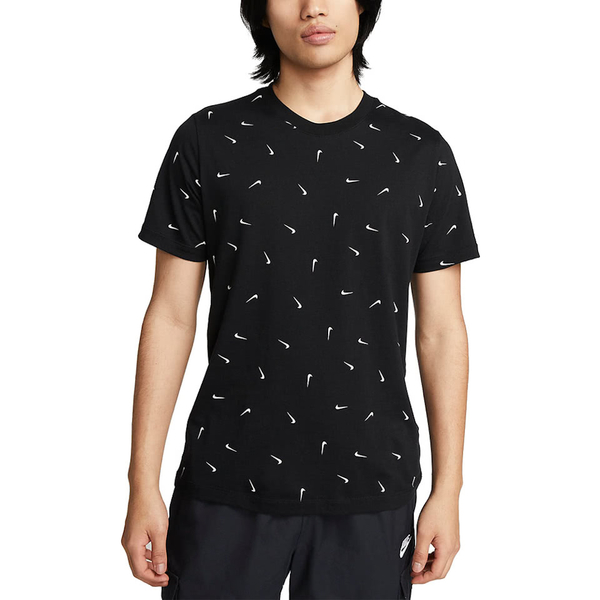 NIKE AS M NSW CLUB TEE AOP 男圓領T恤短袖 KAORACER DR7910010