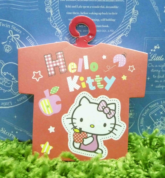 【震撼精品百貨】Hello Kitty 凱蒂貓~造型便條紙-紅衣服圖案【共1款】