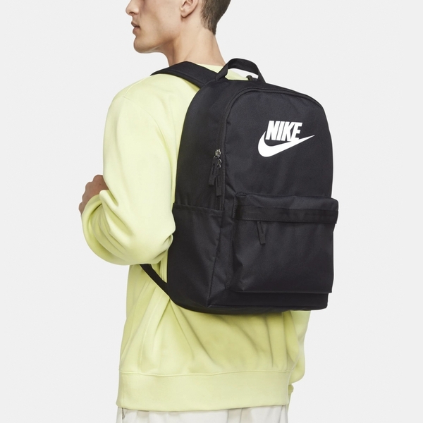 NIKE Heritage Backpack 後背包 黑 基本款 雙肩包 書包 後背包 筆電包 DC4244-010 product thumbnail 4