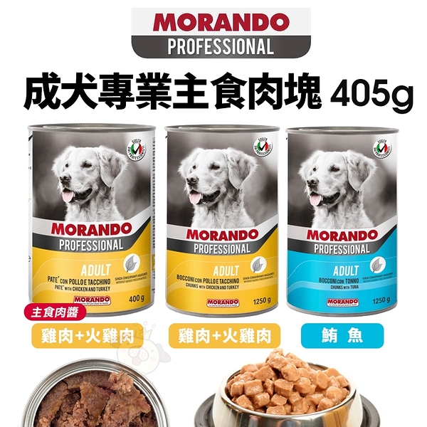 【單罐】PROFESSIONAL 成犬 專業主食肉塊肉醬400g 405g 主食罐頭 肉塊罐 肉醬罐 狗罐頭