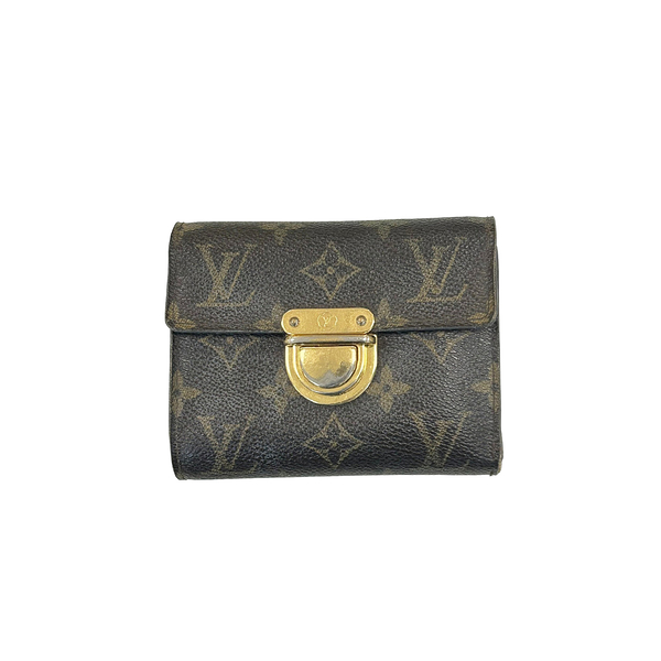 【二手名牌BRAND OFF】LOUIS VUITTON LV 路易威登 原花 PVC塗層帆布 Portefeuille Koala 三折中夾 M58013