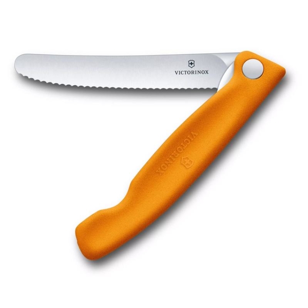 【Victorinox 瑞士維氏】SWISS CLASSIC 野餐刀(鋸齒11cm)-橘(6.7836.F9B) product thumbnail 4