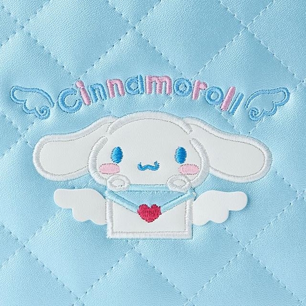 【震撼精品百貨】大耳狗_Cinnamoroll~日本Sanrio三麗鷗 大耳狗珠光皮質摺疊鏡-情書*12470 product thumbnail 3