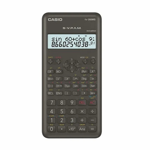 CASIO 卡西歐 標準型工程計算機(2列顯示)(fx-350MS-2)(隨機附硬式外蓋)