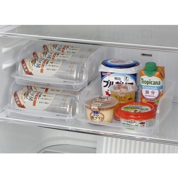 小禮堂 Inomata 日本製 冰箱分格收納盒 XL (白色款) 4905596-036203 product thumbnail 2