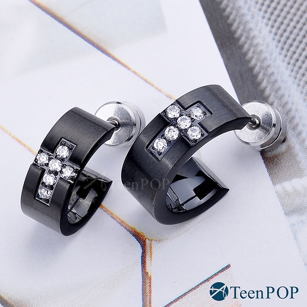 鋼耳環 ATeenPOP 珠寶白鋼 相約愛戀 單邊單個 多款任選 情侶耳環 C型耳環