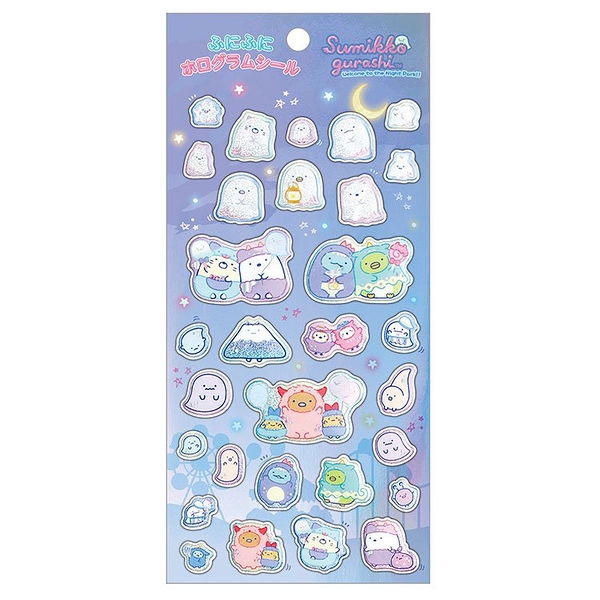 【震撼精品百貨】角落生物 Sumikko Gurashi~SAN-X 角落生物箔押貼紙-幽靈藍*81444