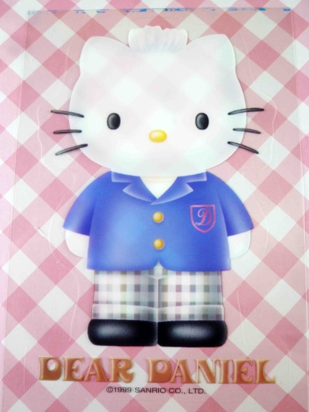 【震撼精品百貨】Hello Kitty 凱蒂貓~KITTY貼紙-DN丹尼爾 product thumbnail 3