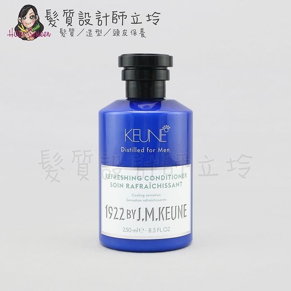 立坽『沖洗式調理』得洲公司貨 keune肯葳 1922紳藍 薄荷涼感．護250ml hs08 hs01